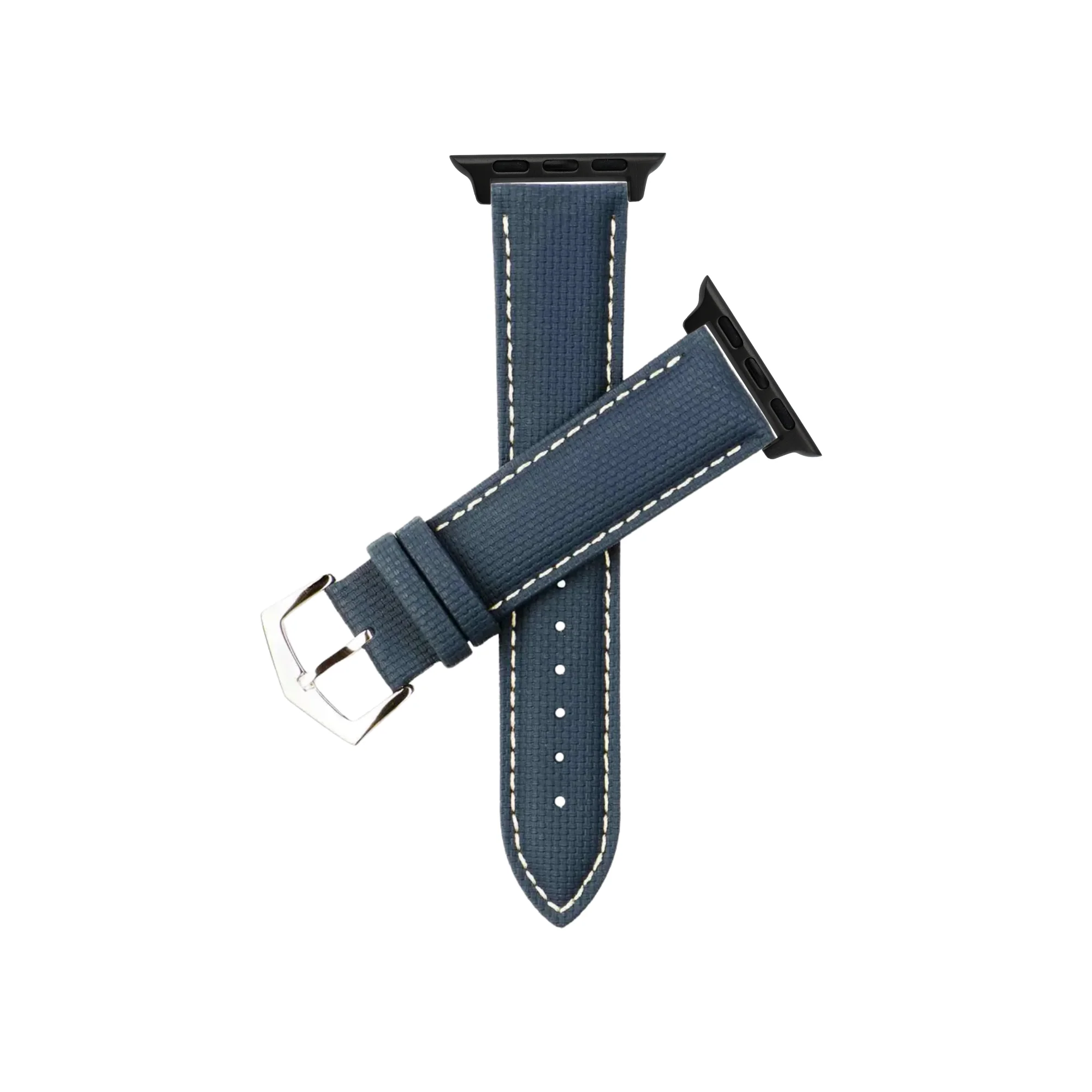 Apple Watch Band Dual Layer KFM Blue Leather