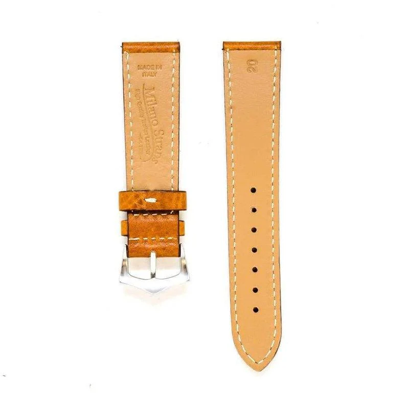 Apple Watch Cognac Italian Leather Strap - Image 7