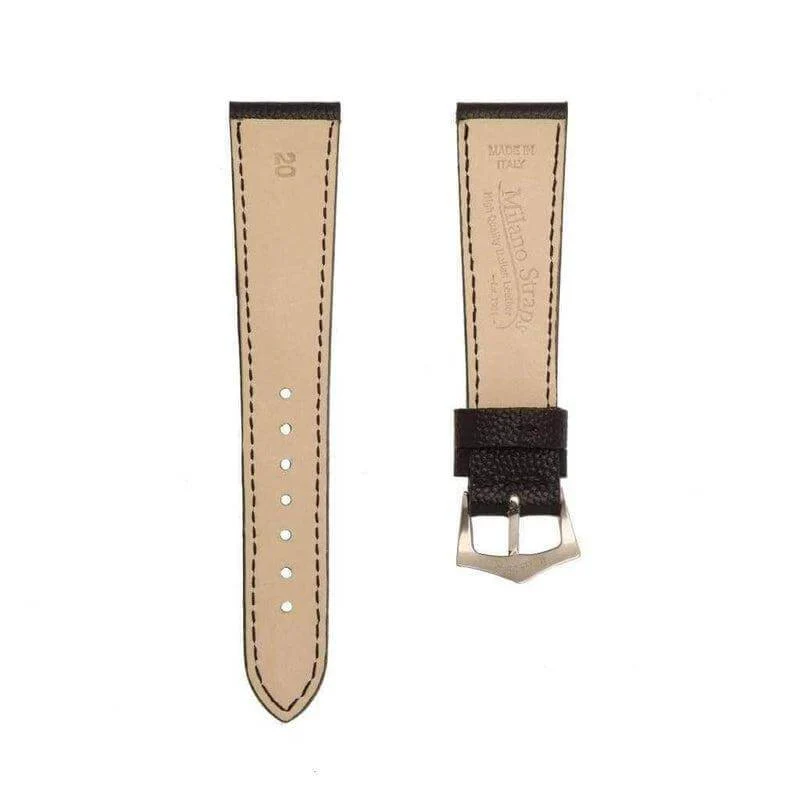 Apple Watch Leather Band Black Hammered Calfskin - Image 7
