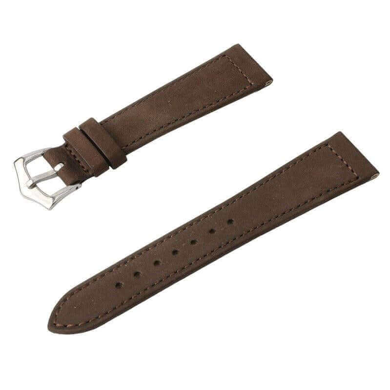 Brown Nabuck Leather Watch Strap - Image 4