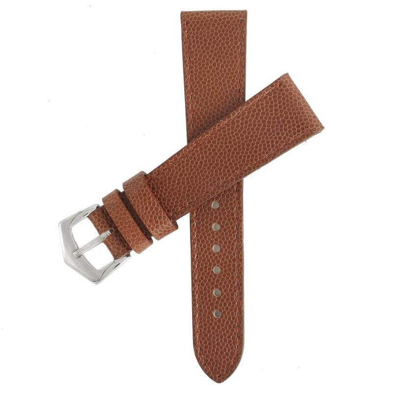 Apple Watch Leather Band Cognac Hammered Calfskin - Image 5