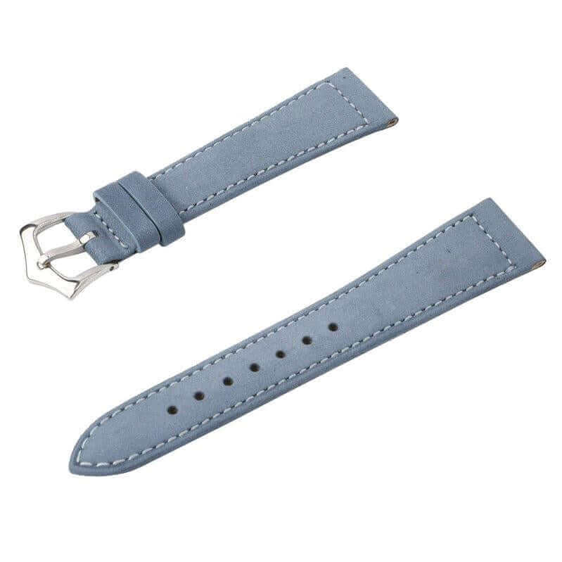 Denim Nabuck Leather Watch Strap - Image 3