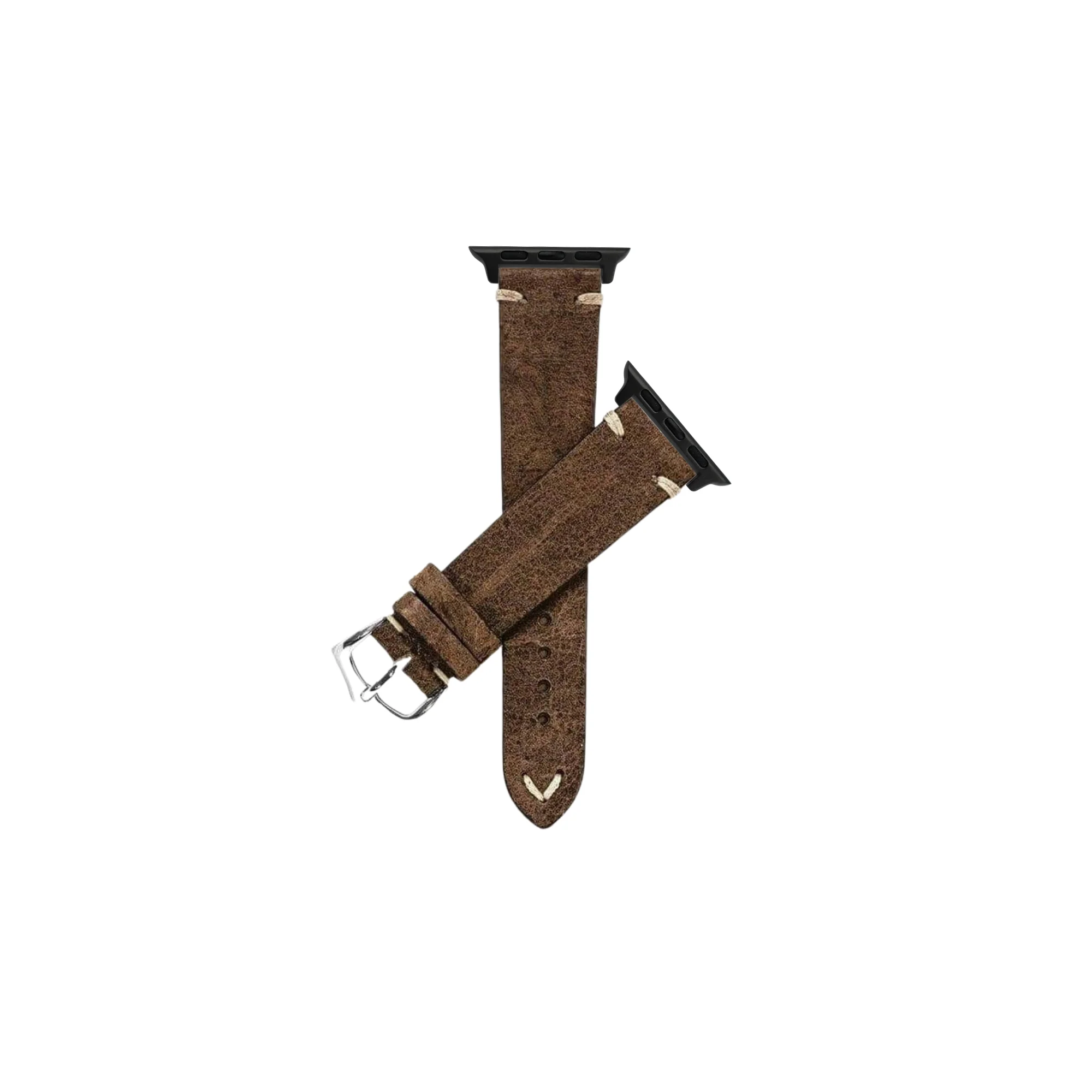 Apple Watch Leather Olive Green Vintage Band
