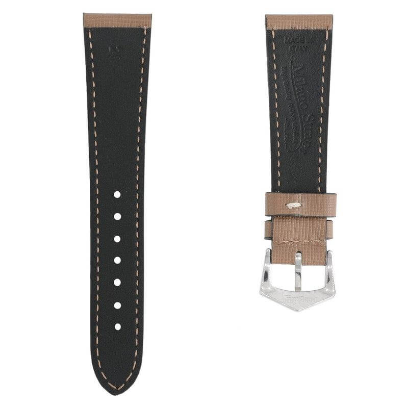 Apple Watch Leather Strap Taupe Saffiano - Image 7
