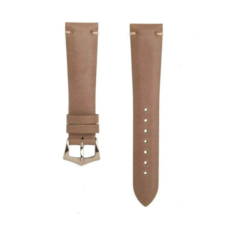 Apple Watch Leather Taupe Calfskin Vintage Strap - Image 6
