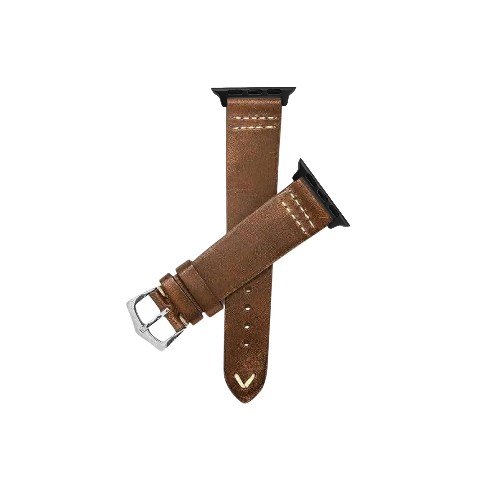 Apple Watch Premium Brown Vintage Leather Strap