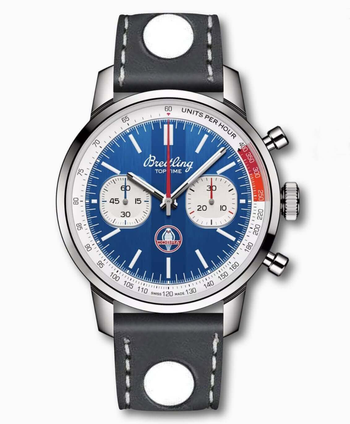 Black Driver Rally Leather Watch Strap - Image 7
