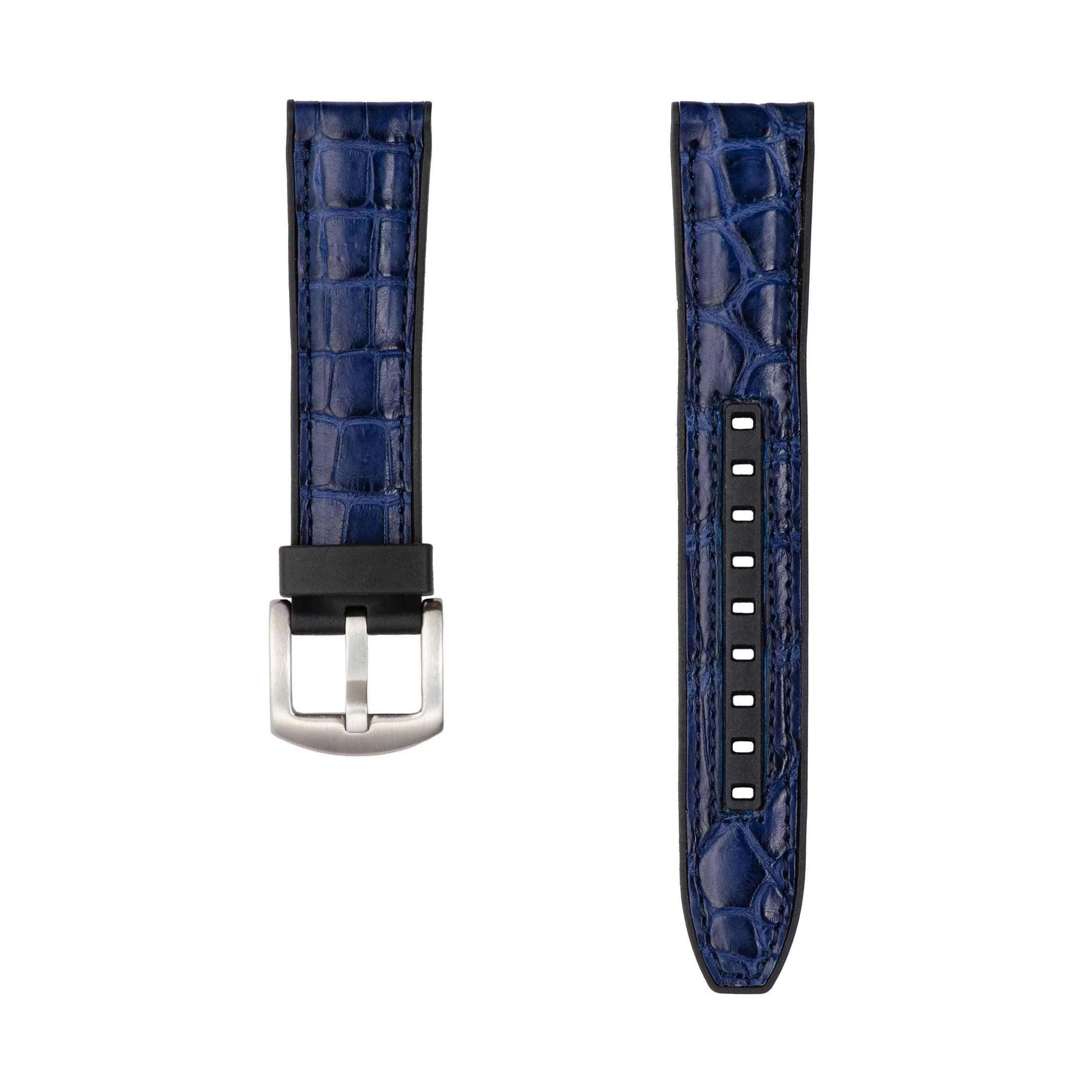 Blue Alligator Watch Rubber Band - Image 2