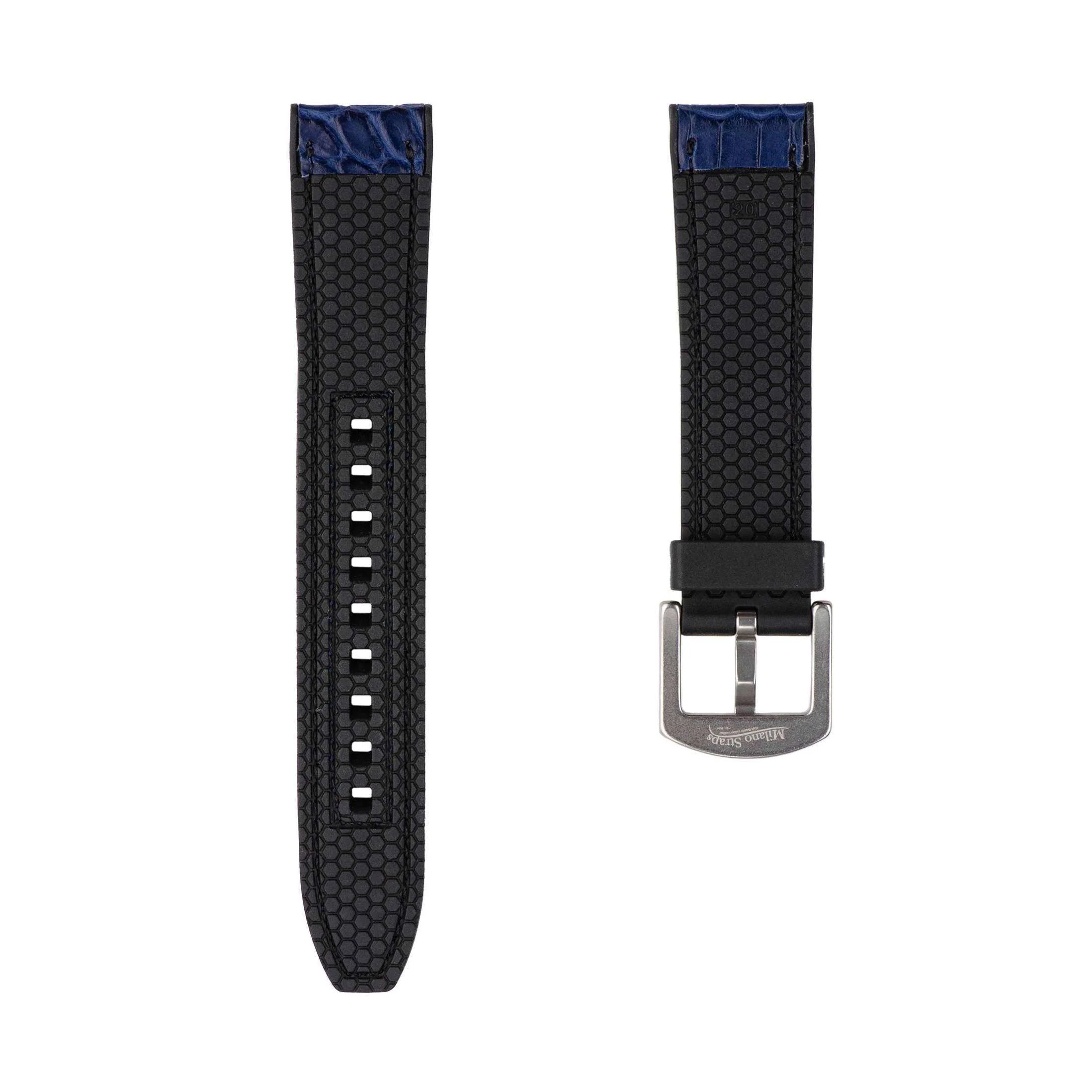 Blue Alligator Watch Rubber Band - Image 3