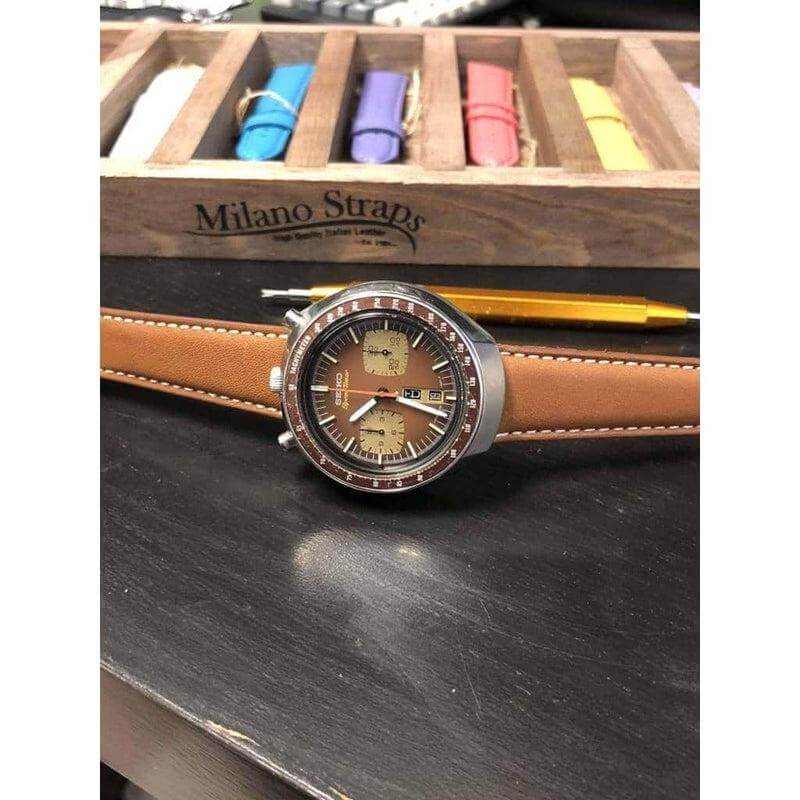 Cognac Gran Cuir Leather Watch Strap - Image 2