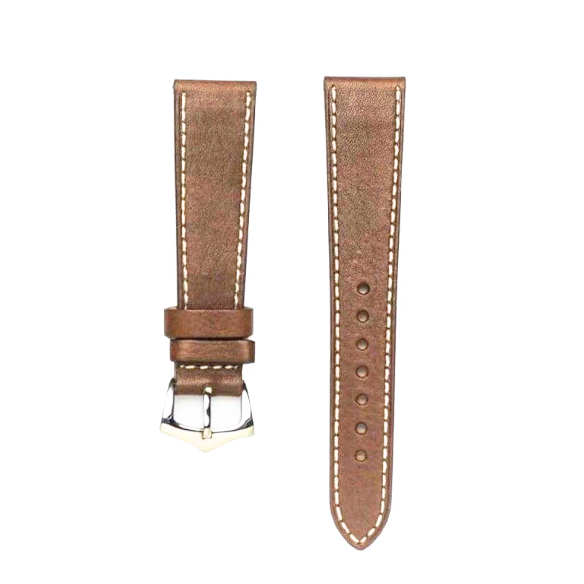 Light Brown Leather Watch Strap - Image 2