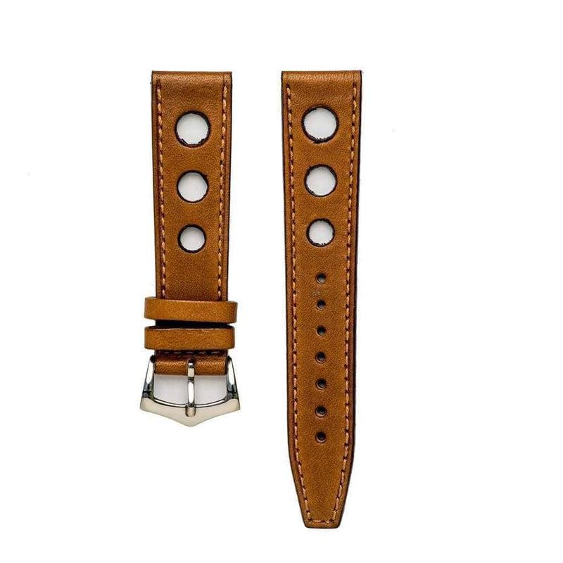 Cognac "Rally" Leather Watch Strap - Image 3