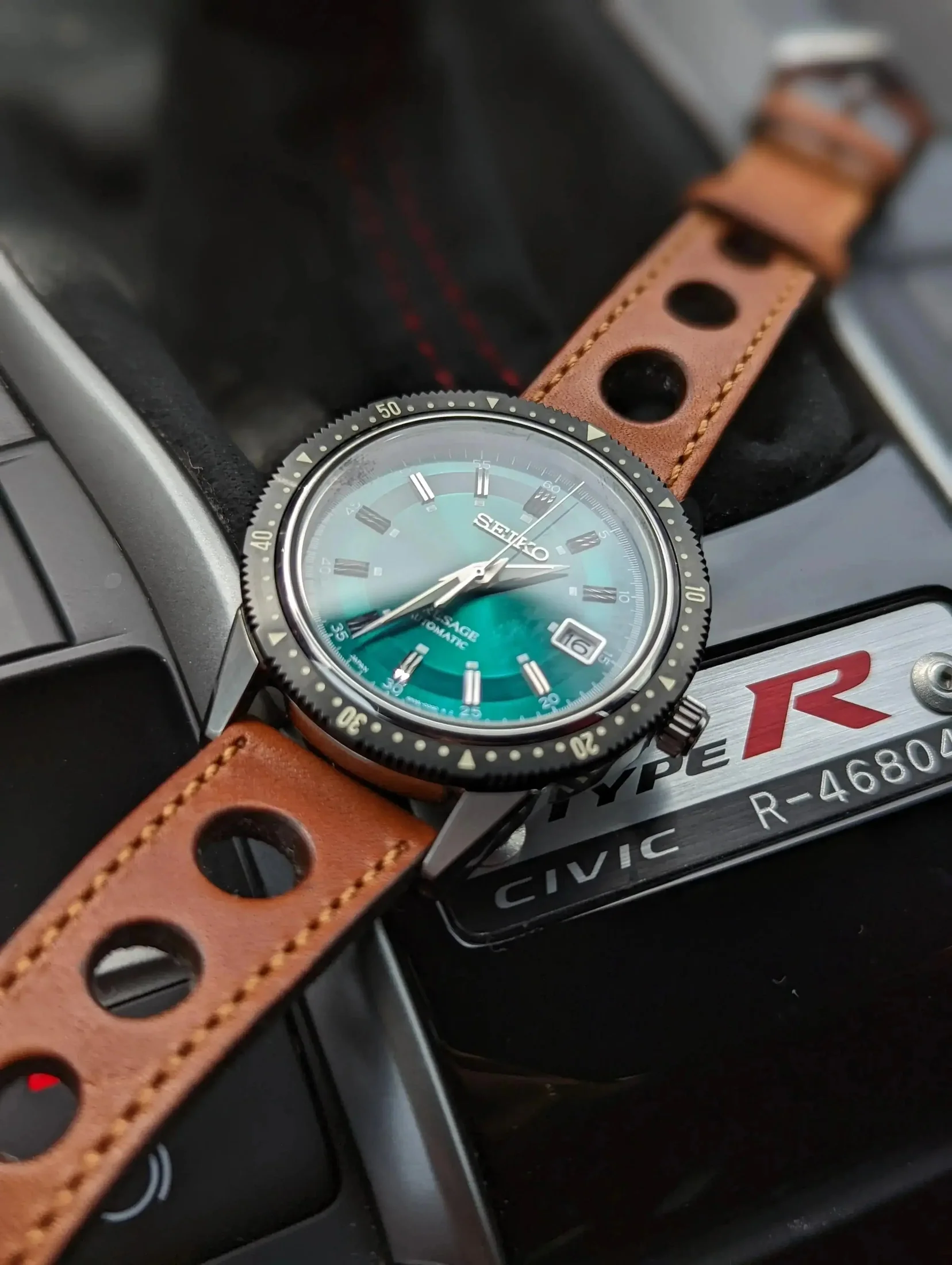 Cognac "Rally" Leather Watch Strap - Image 7