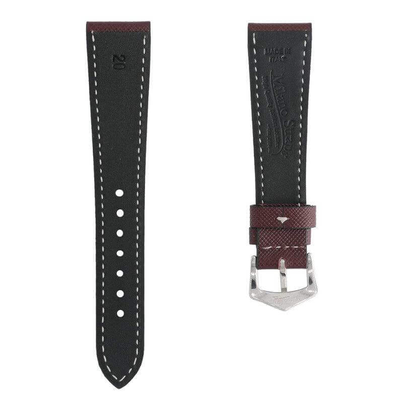 Cognac Saffiano Leather Watch Strap - Image 5