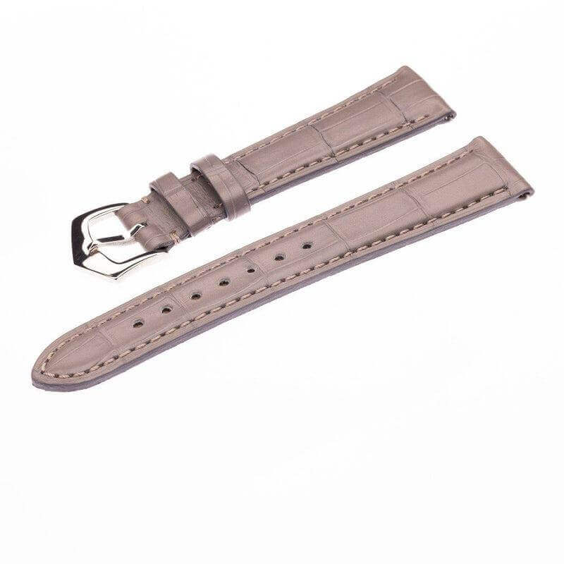 Matt Grey Alligator Watch Strap - Image 4