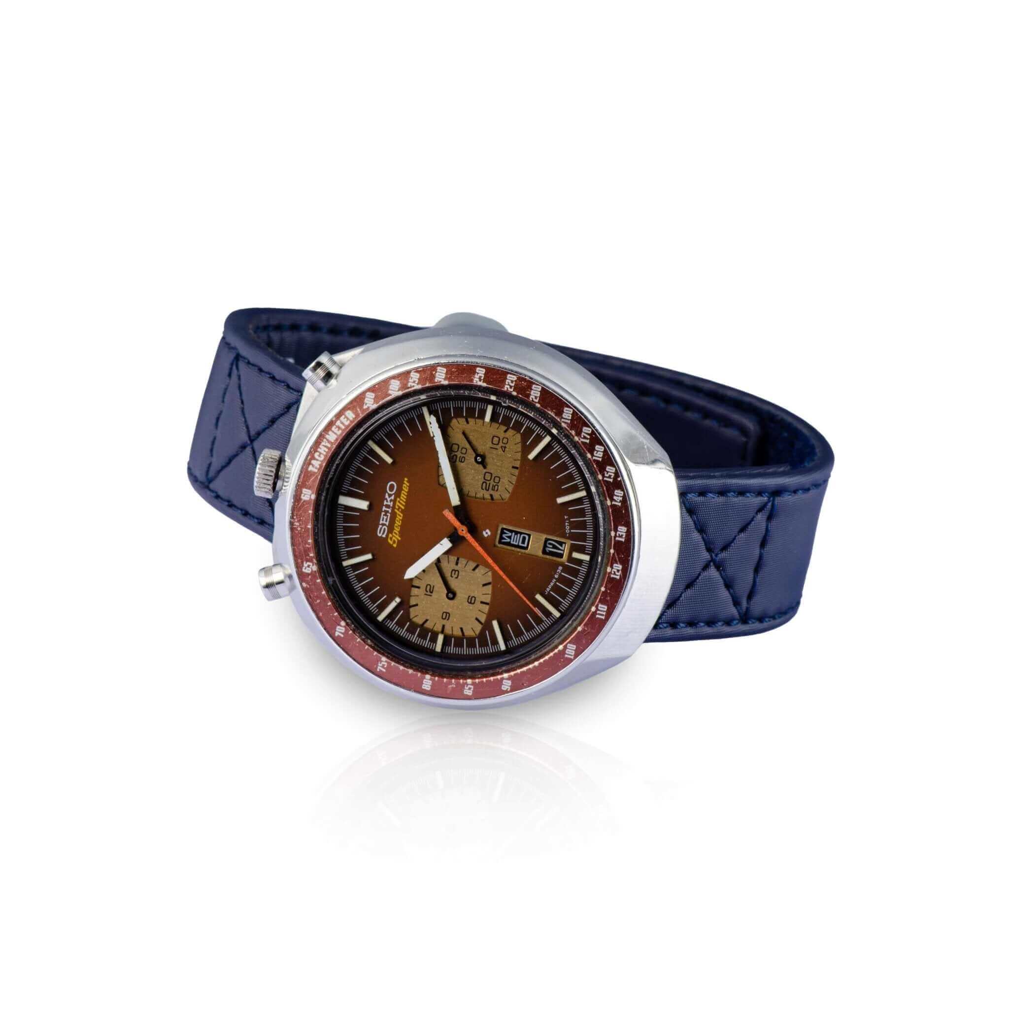 Blue Velcro® Watch Band 20mm - Image 2