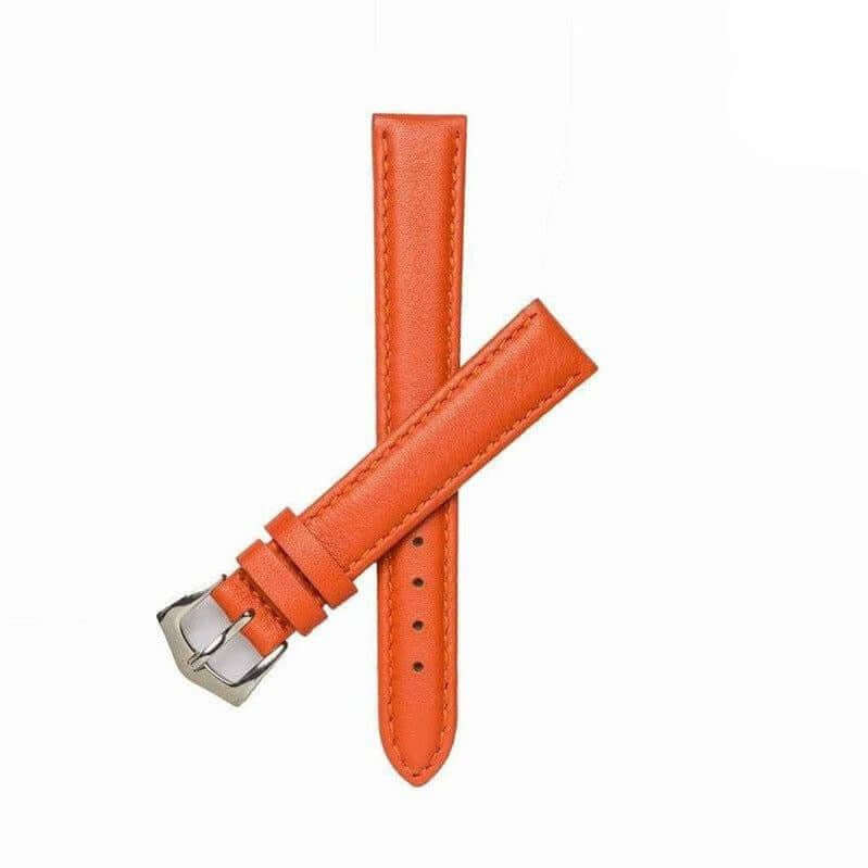 Coral Nappa Leather Watch Strap