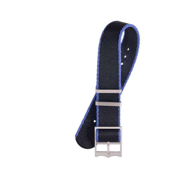 Blue Premium Nylon Military Watch Strap - Single Pass - Image 2