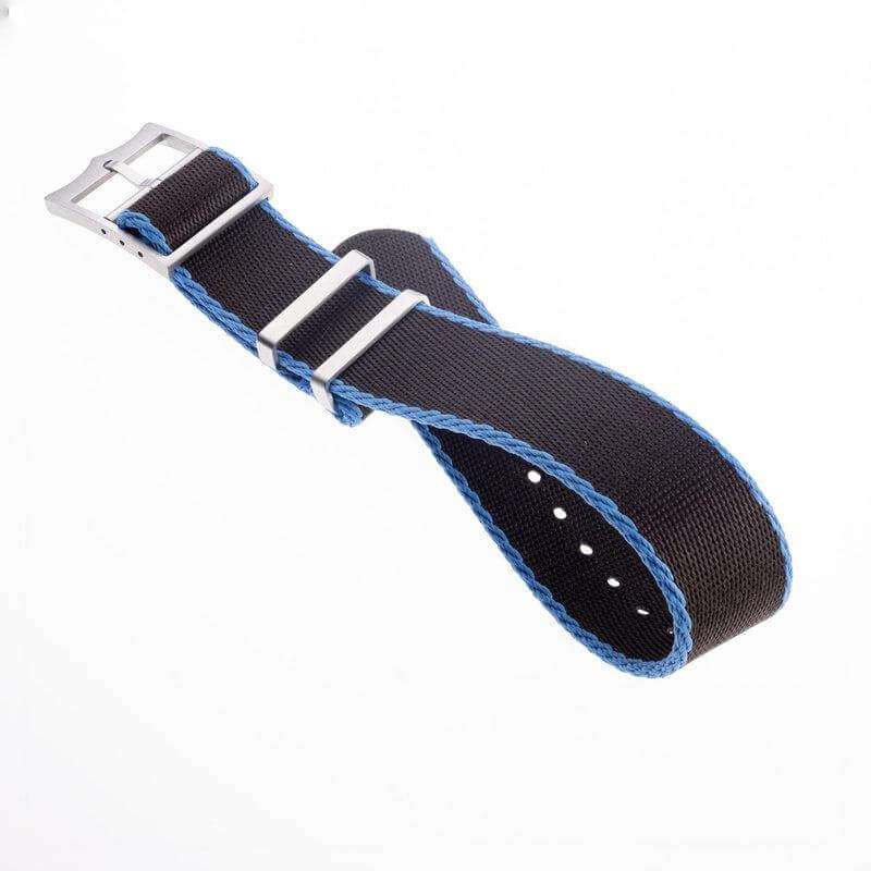 Blue Premium Nylon Military Watch Strap - Single Pass - Image 3