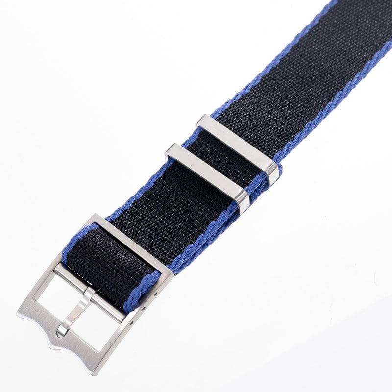 Blue Premium Nylon Military Watch Strap - Single Pass - Image 4
