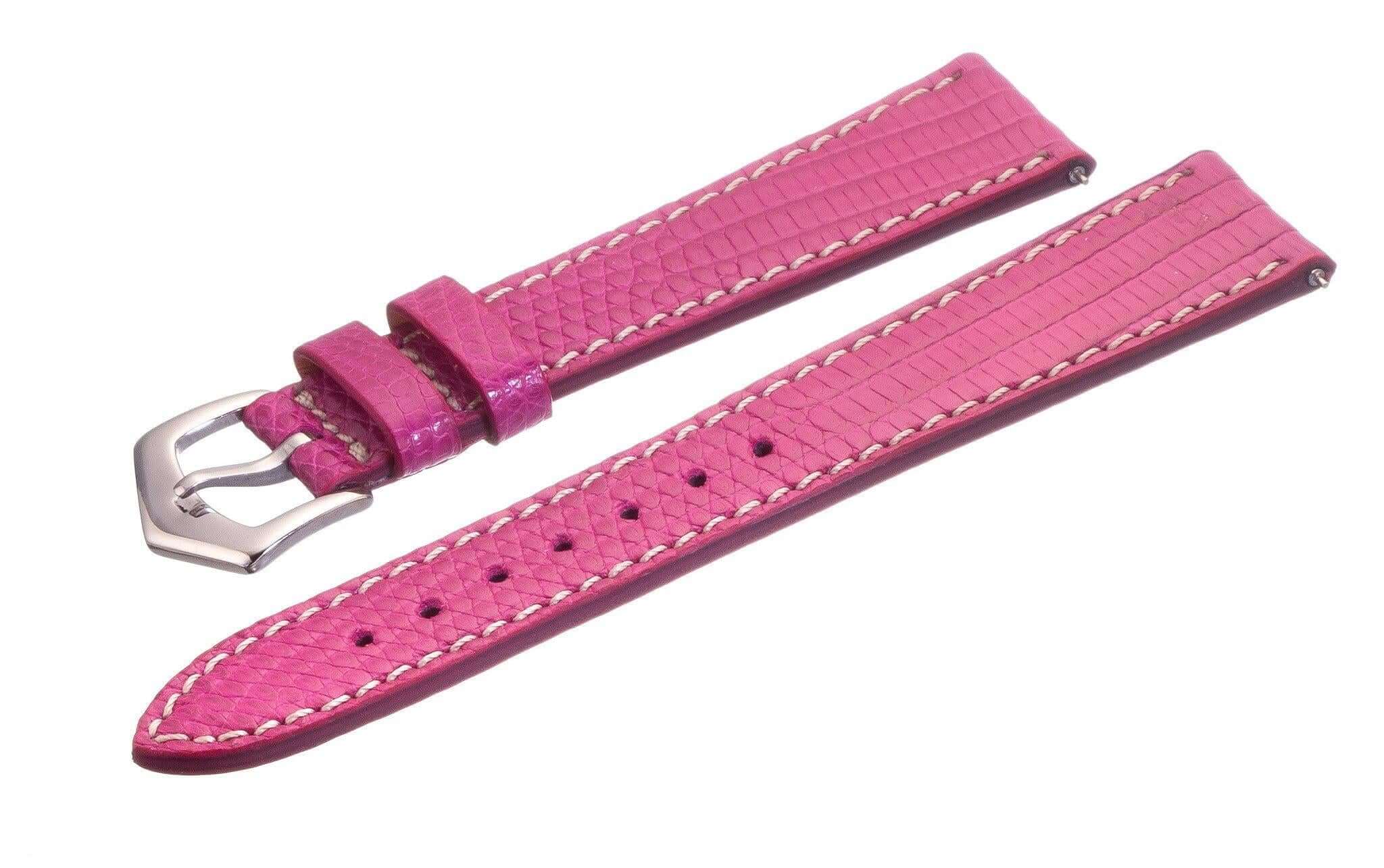 Fuchsia Lizard Watch Strap - Image 3