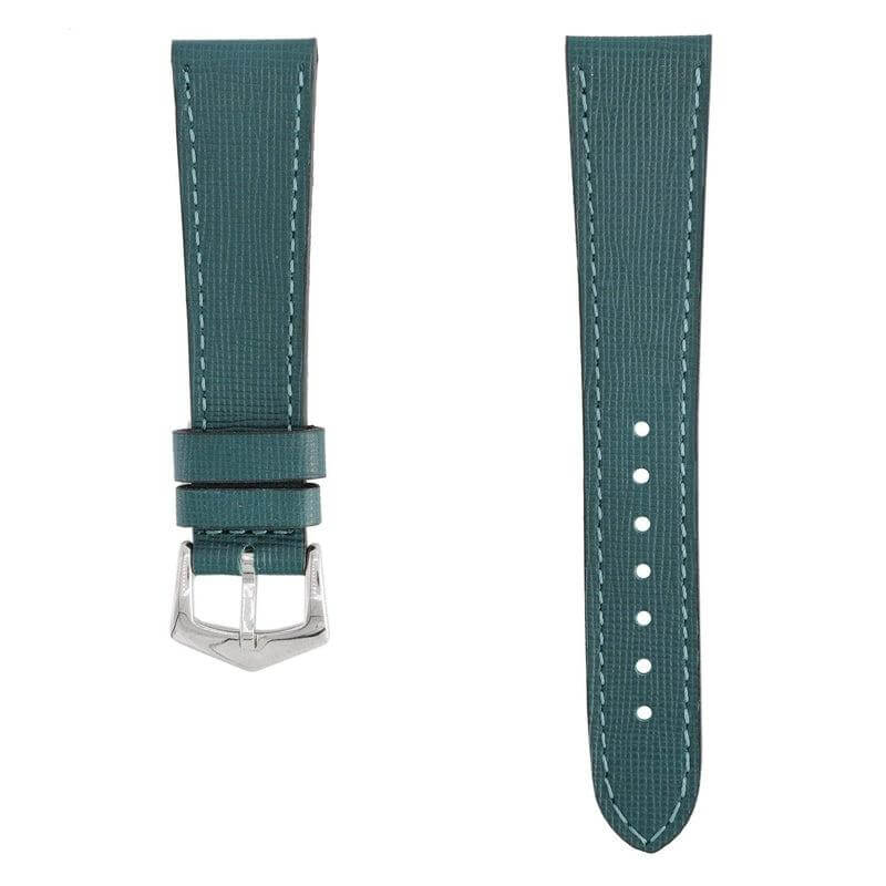 Green Saffiano Leather Watch Strap - Image 3
