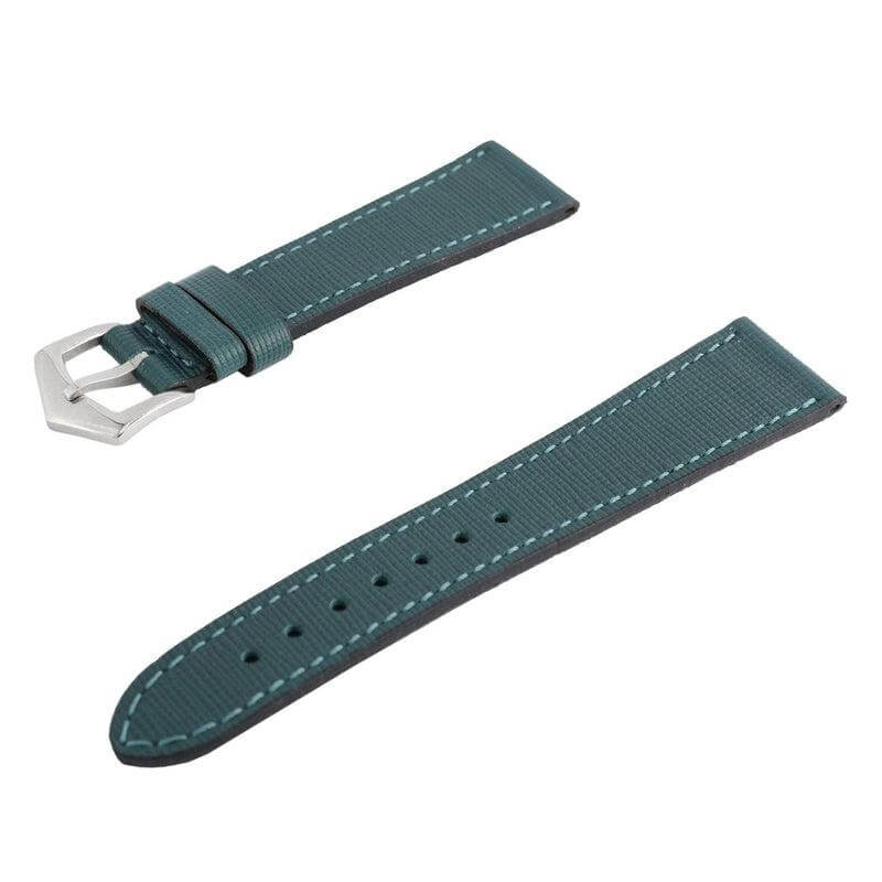 Green Saffiano Leather Watch Strap - Image 4