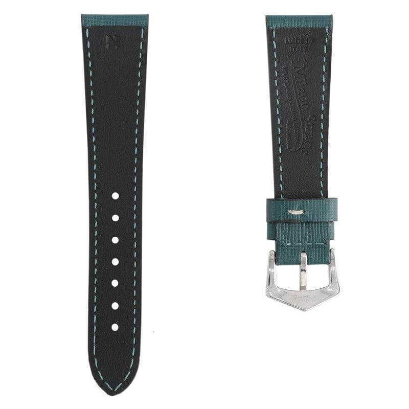 Green Saffiano Leather Watch Strap - Image 5