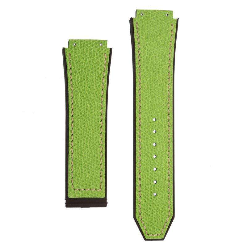 Green Hammered Italian Leather for Hublot Big Bang - Image 2