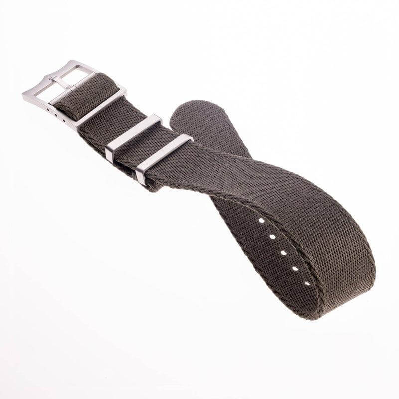 Premium Military Green Nylon Military Watch Strap - Single Pass - Image 3
