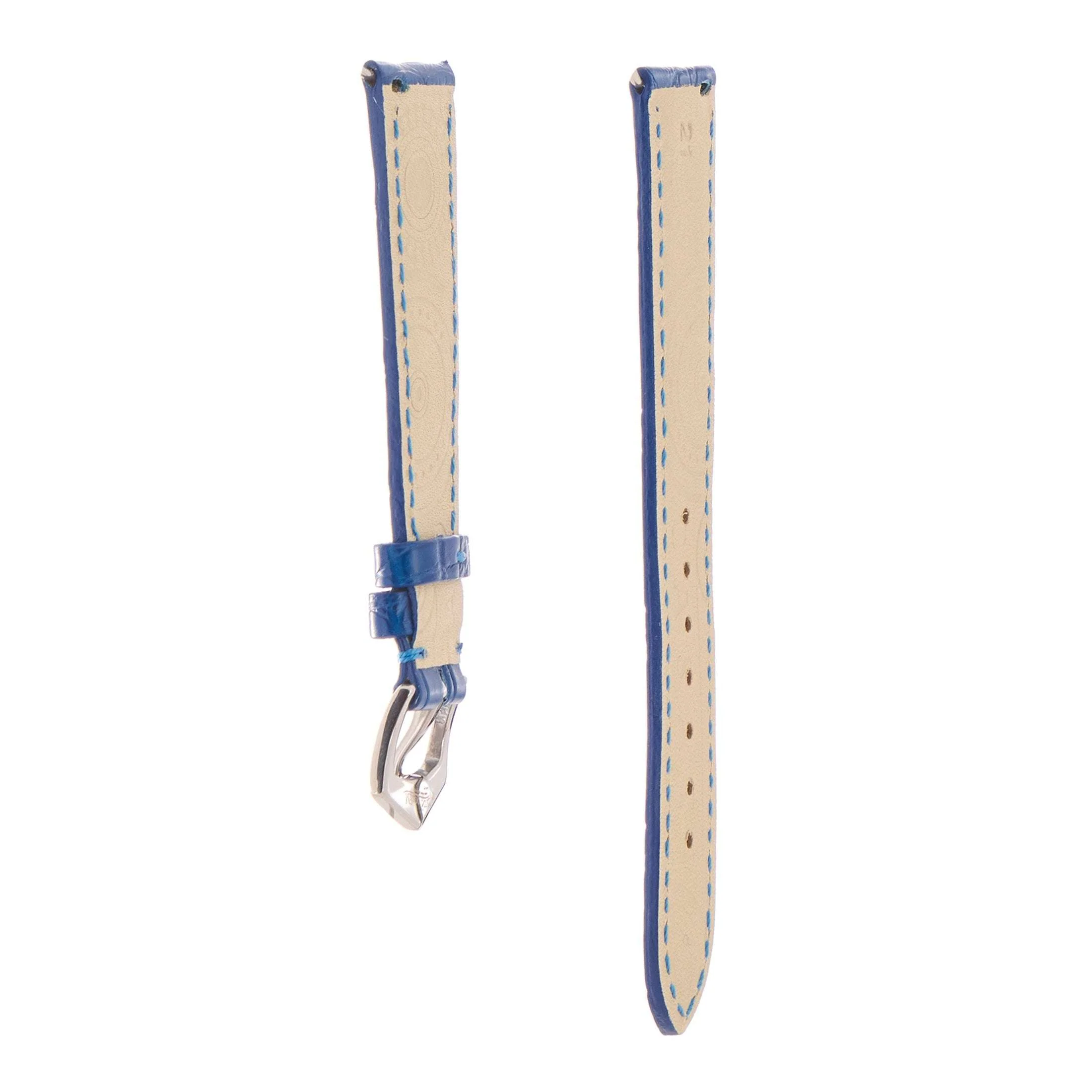 Matt Light Blue Alligator Watch Strap - Image 11