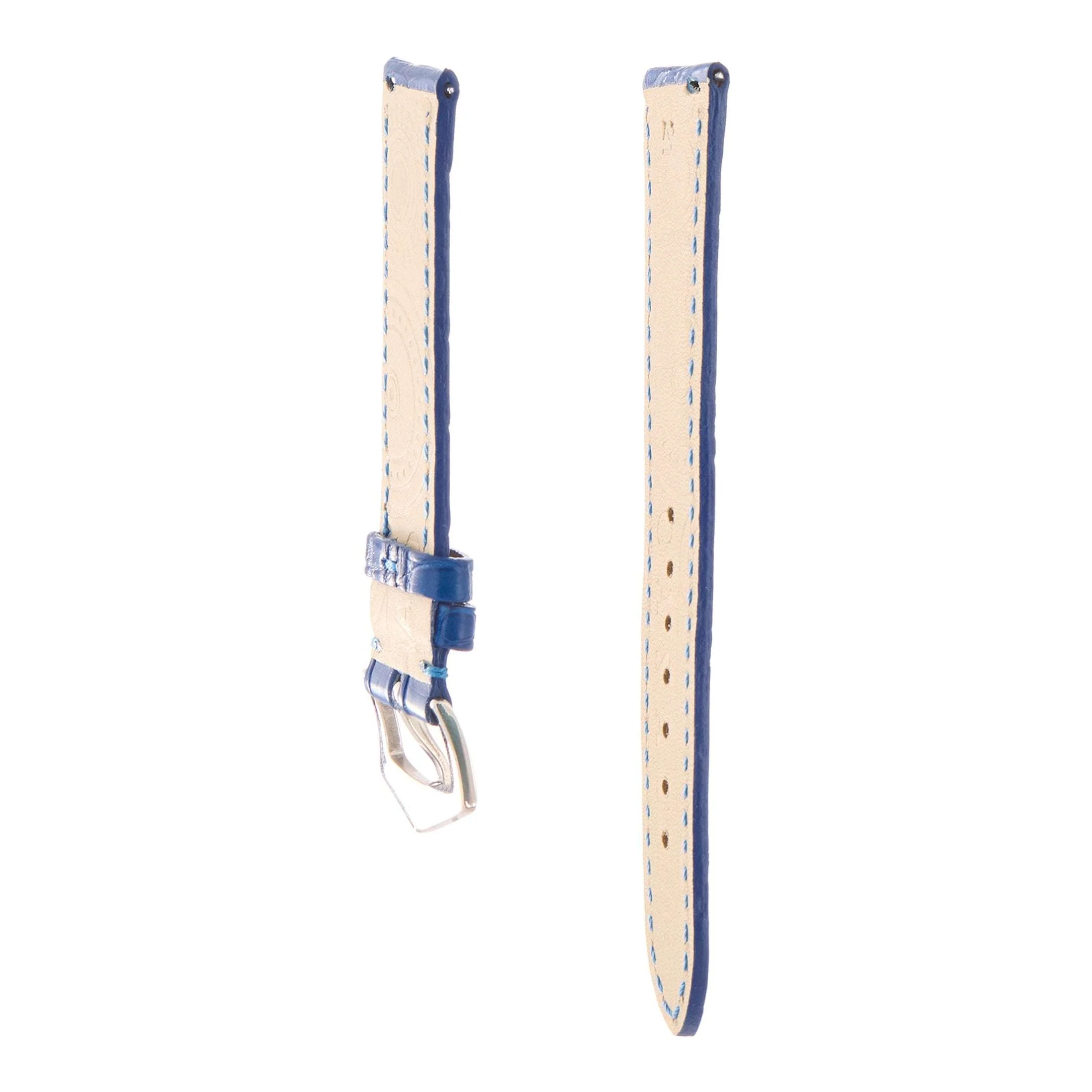 Matt Light Blue Alligator Watch Strap - Image 20