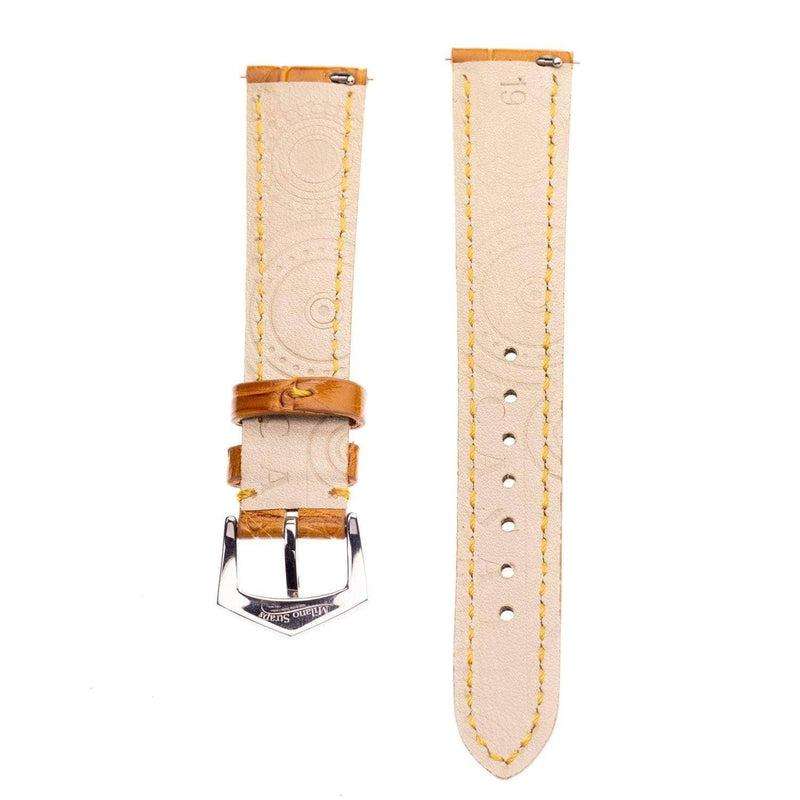 Millenium Cognac Alligator Watch Strap - Image 4