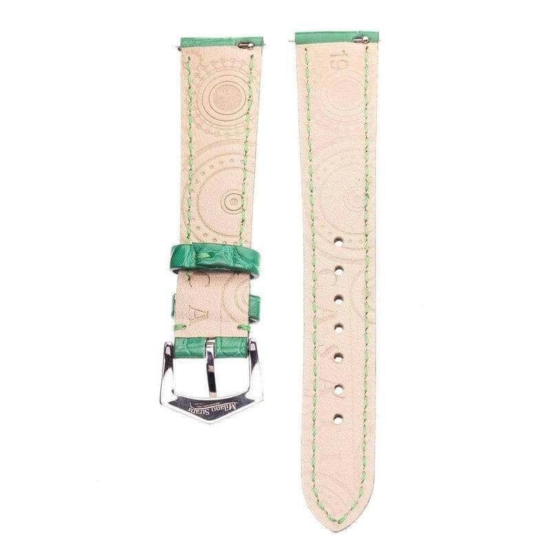 Millenium Green Alligator Watch Strap - Image 4