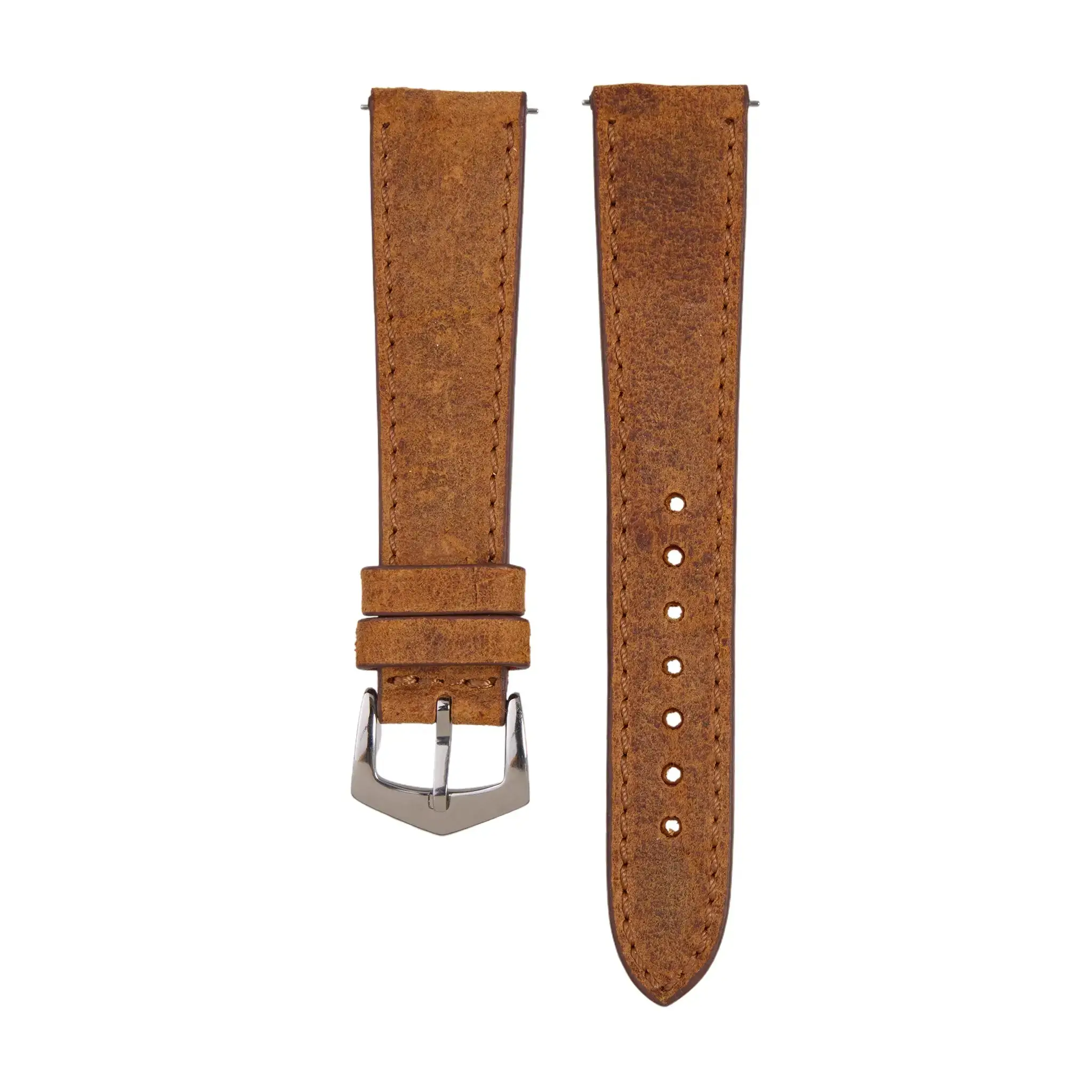 Mohawk Coach Leather Watch Band stitches tone - Image 3