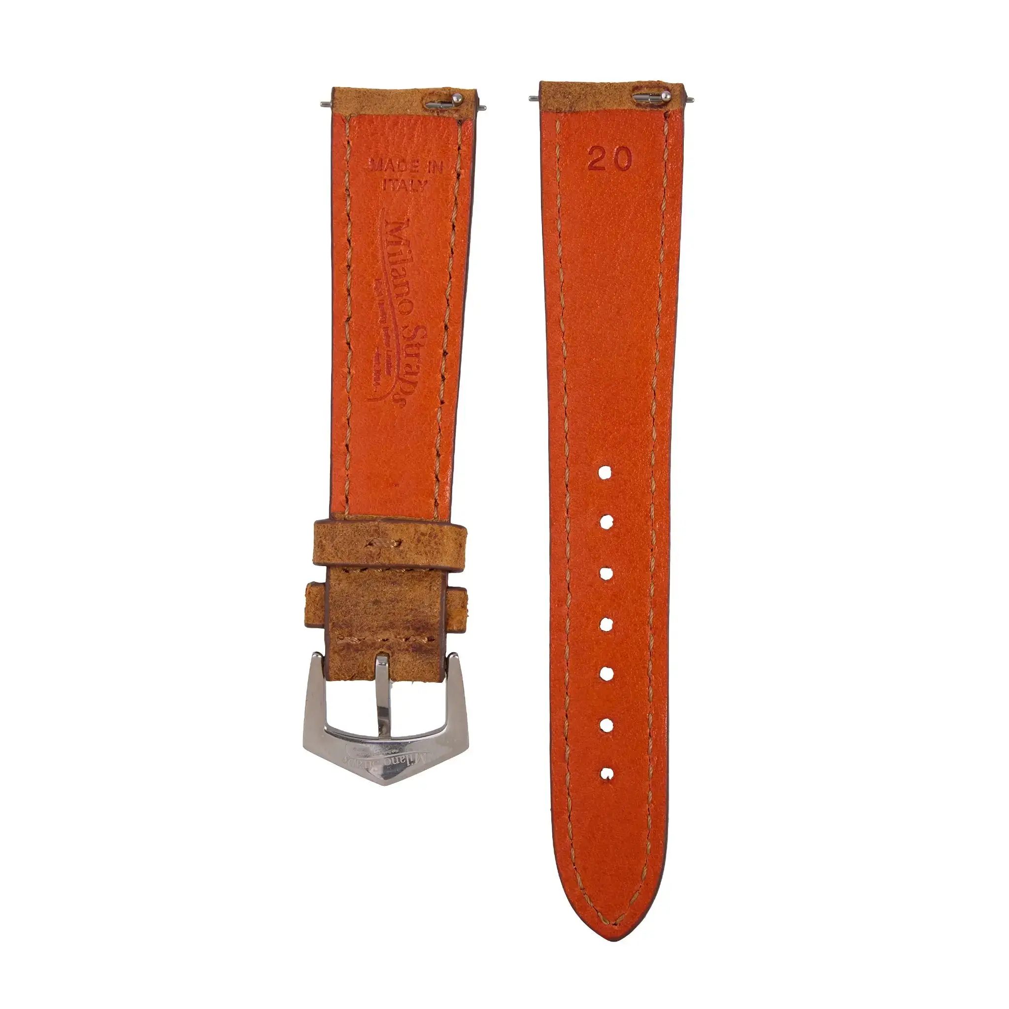 Mohawk Coach Leather Watch Band stitches tone - Image 4