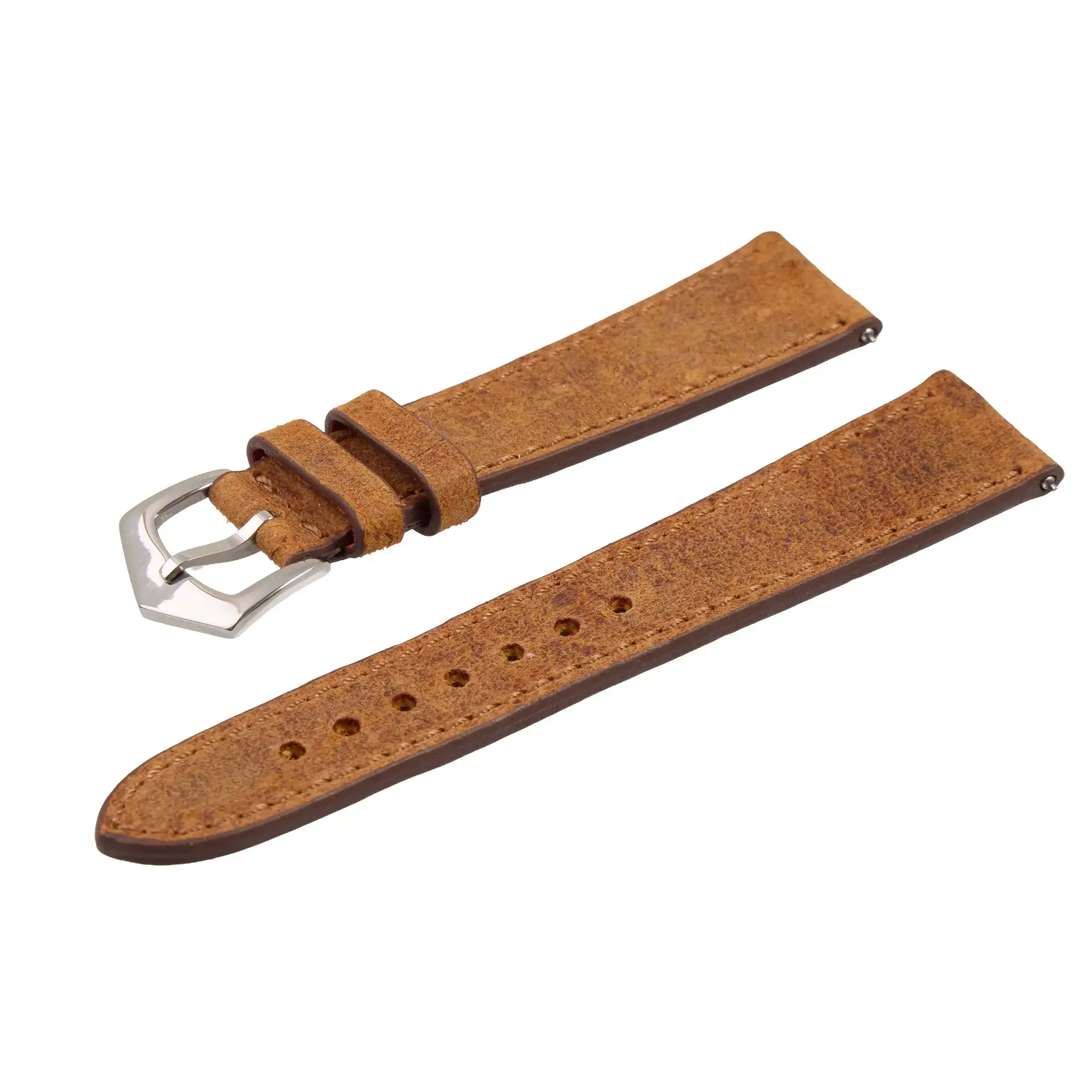 Mohawk Coach Leather Watch Band stitches tone - Image 5