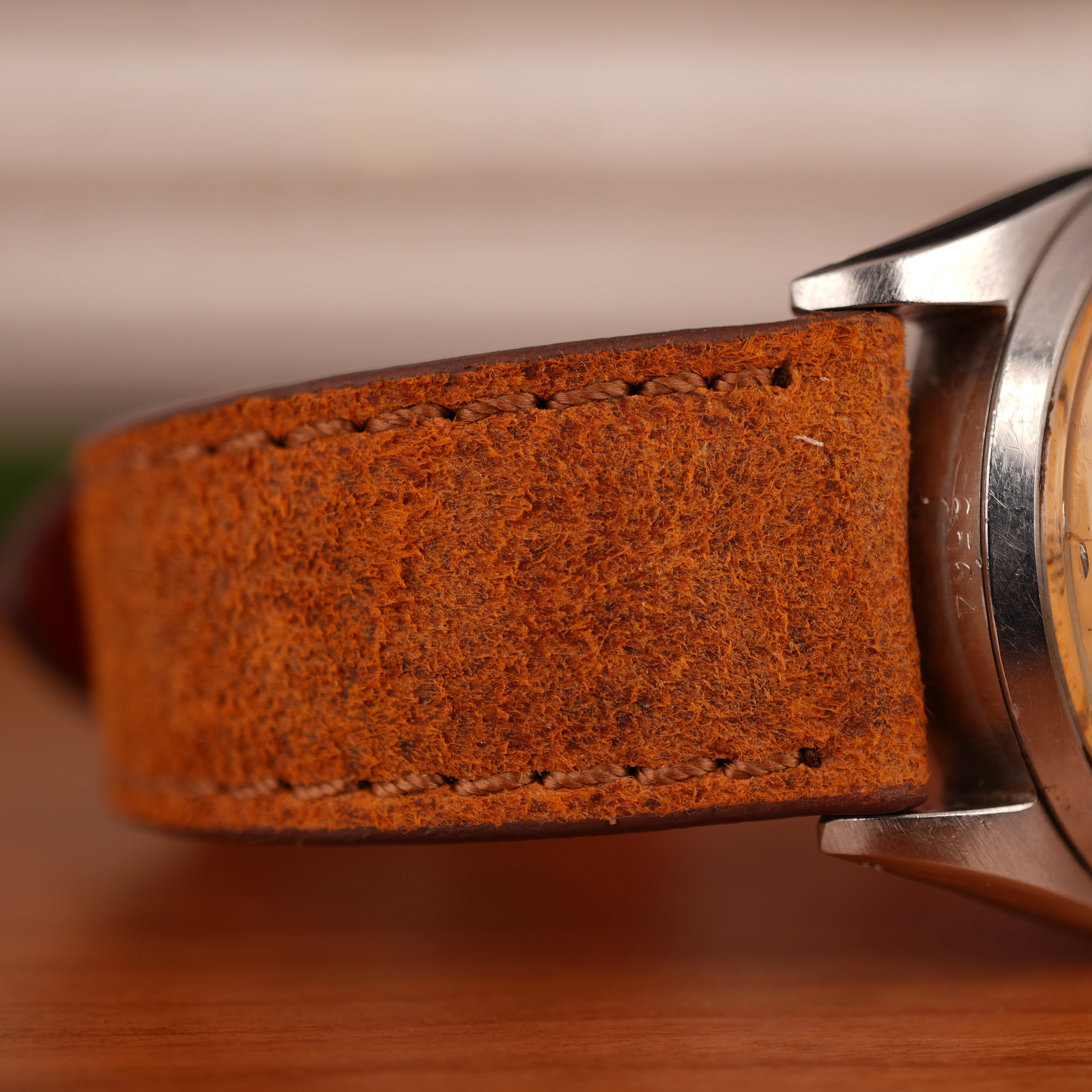 Mohawk Coach Leather Watch Band stitches tone - Image 7