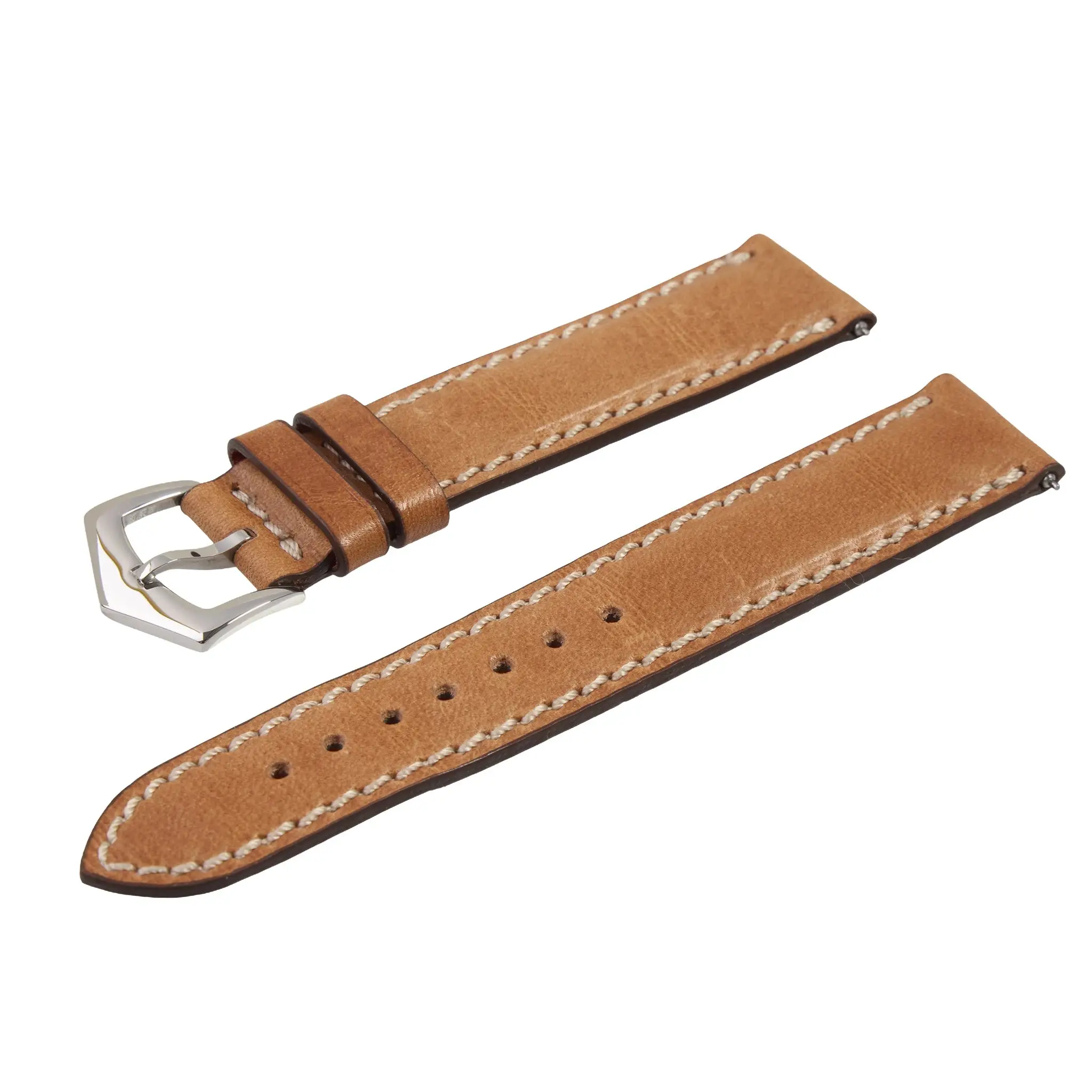 Tan Natural Premium Tuscan Vintage Watch Band - Image 4