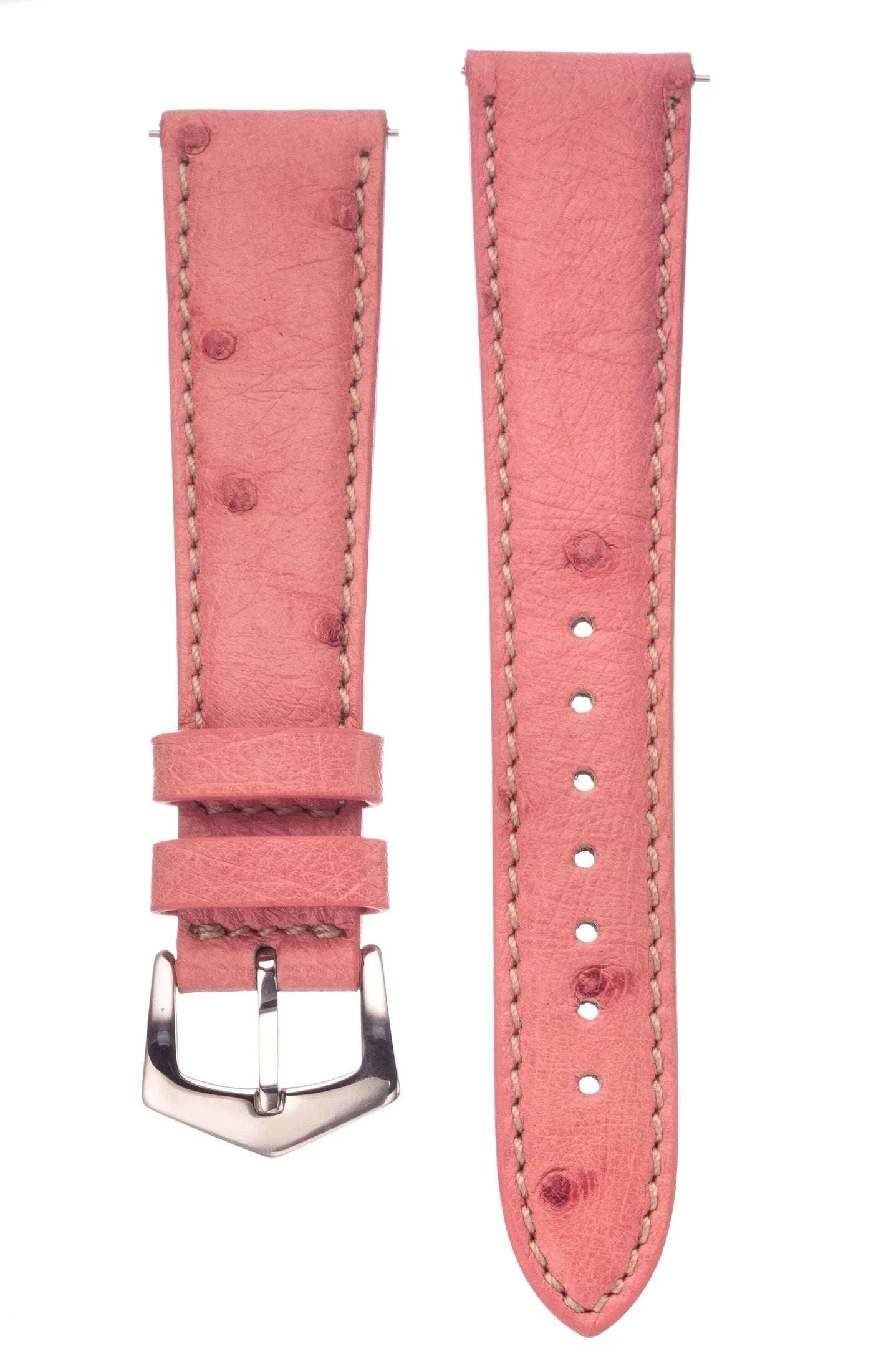 Pink Ostrich Watch Band - Image 3