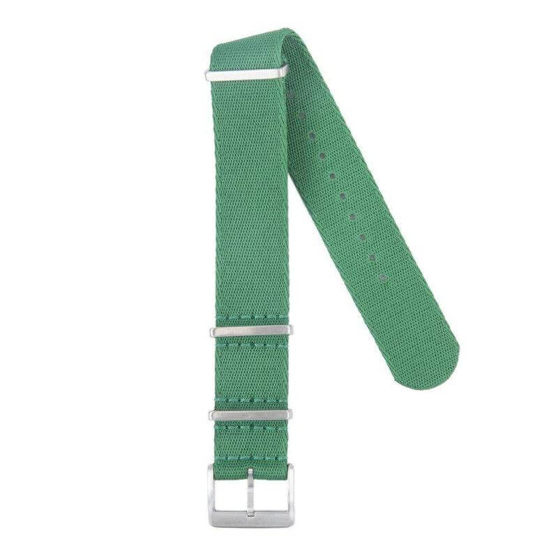 Green Nylon Military Watch Strap