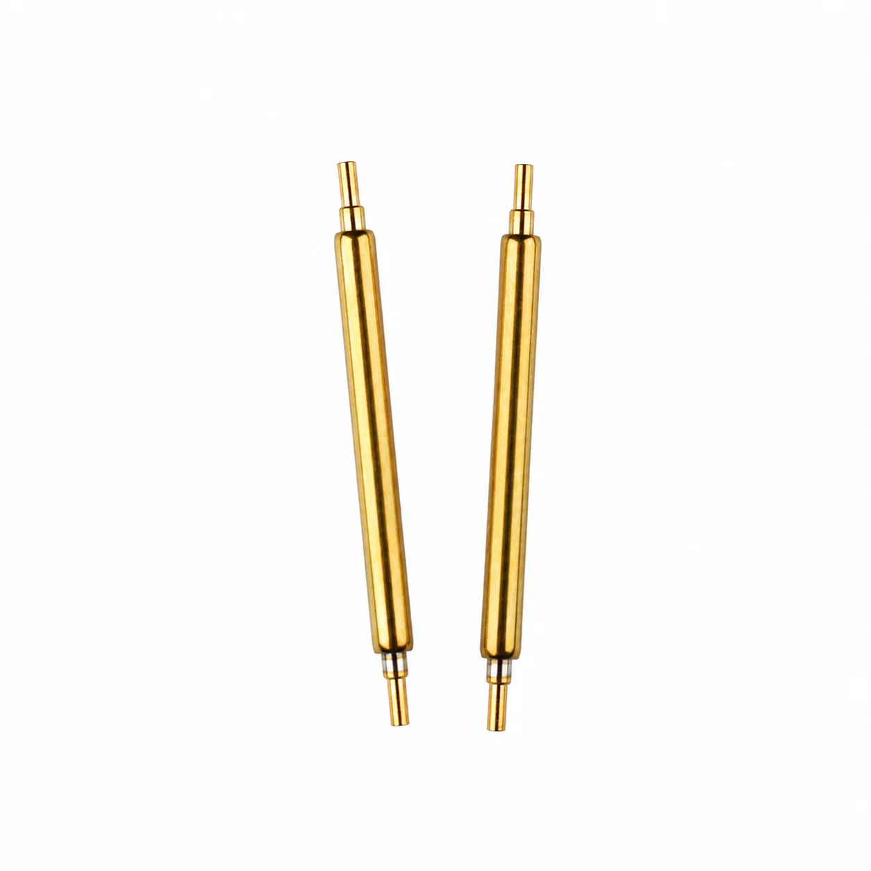 Rolex 36mm Datejust Yellow Gold 20mm Spring Bars Premium Swiss Standard - With Lugs Holes - One Pair