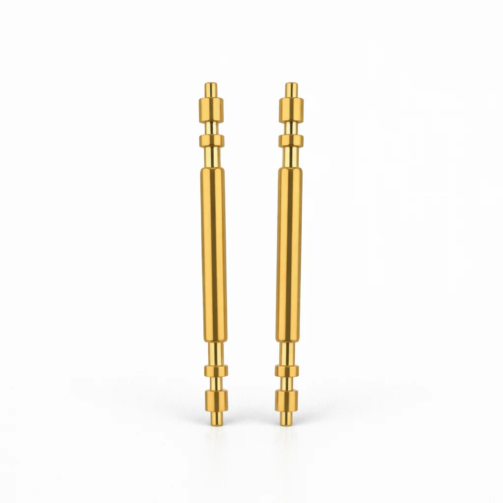 Rolex Day-Date 36mm Yellow Gold Spring Bars 20mmx1.8mm Premium Swiss Standard  - One Pair