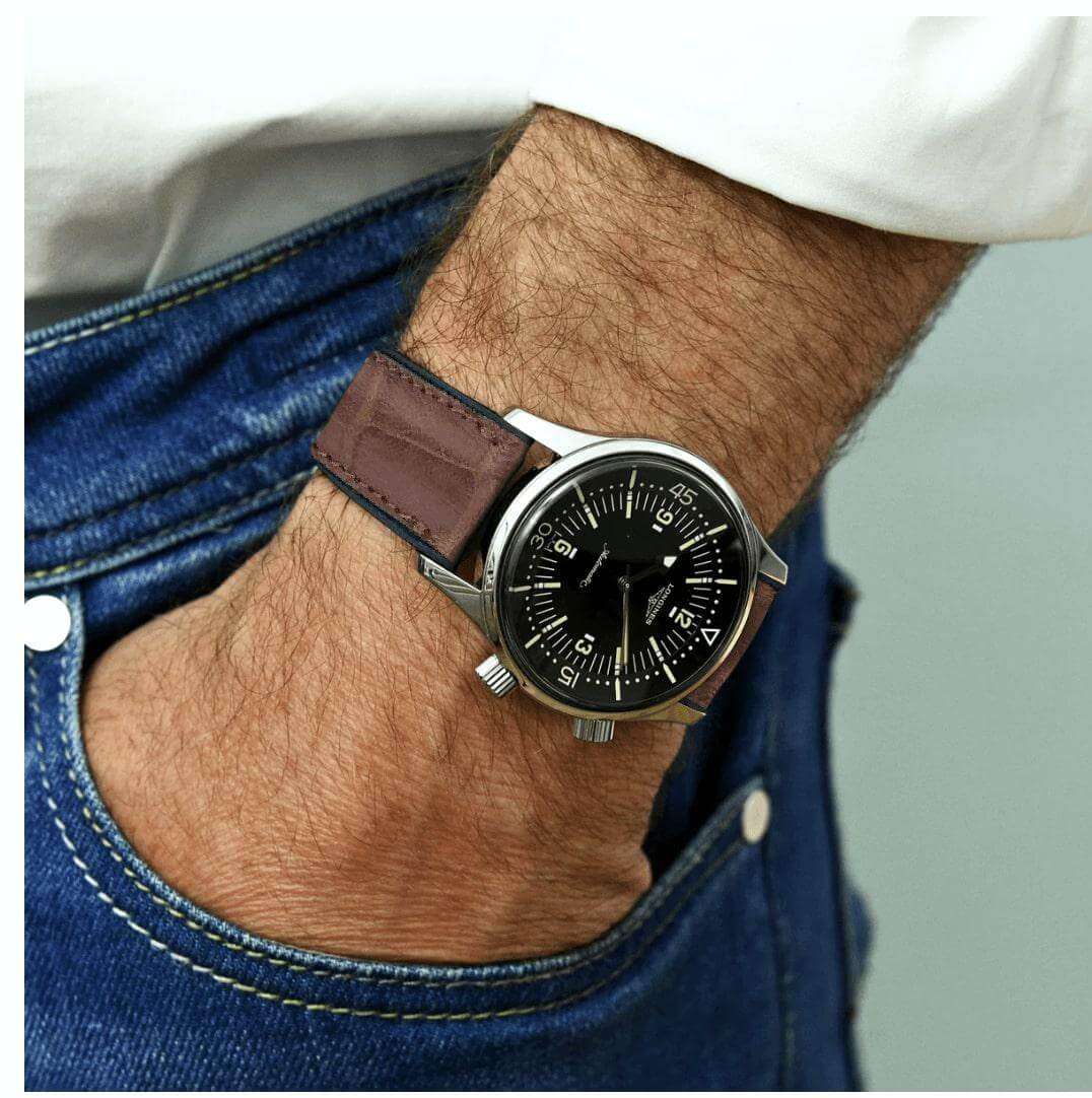 Rubber Brown Alligator Watch Band - Image 2