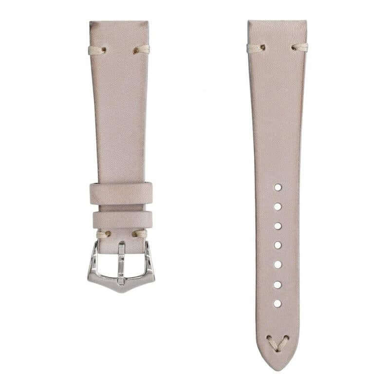 Taupe Leather Vintage Watch Strap - Image 2