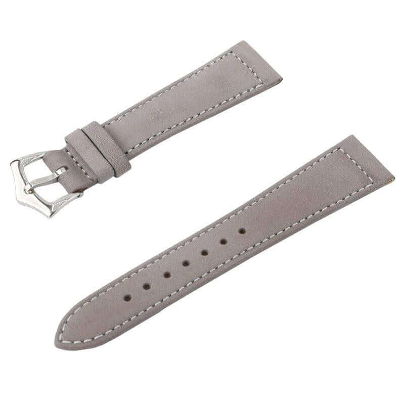 Taupe Nabuck Leather Watch Strap - Image 3