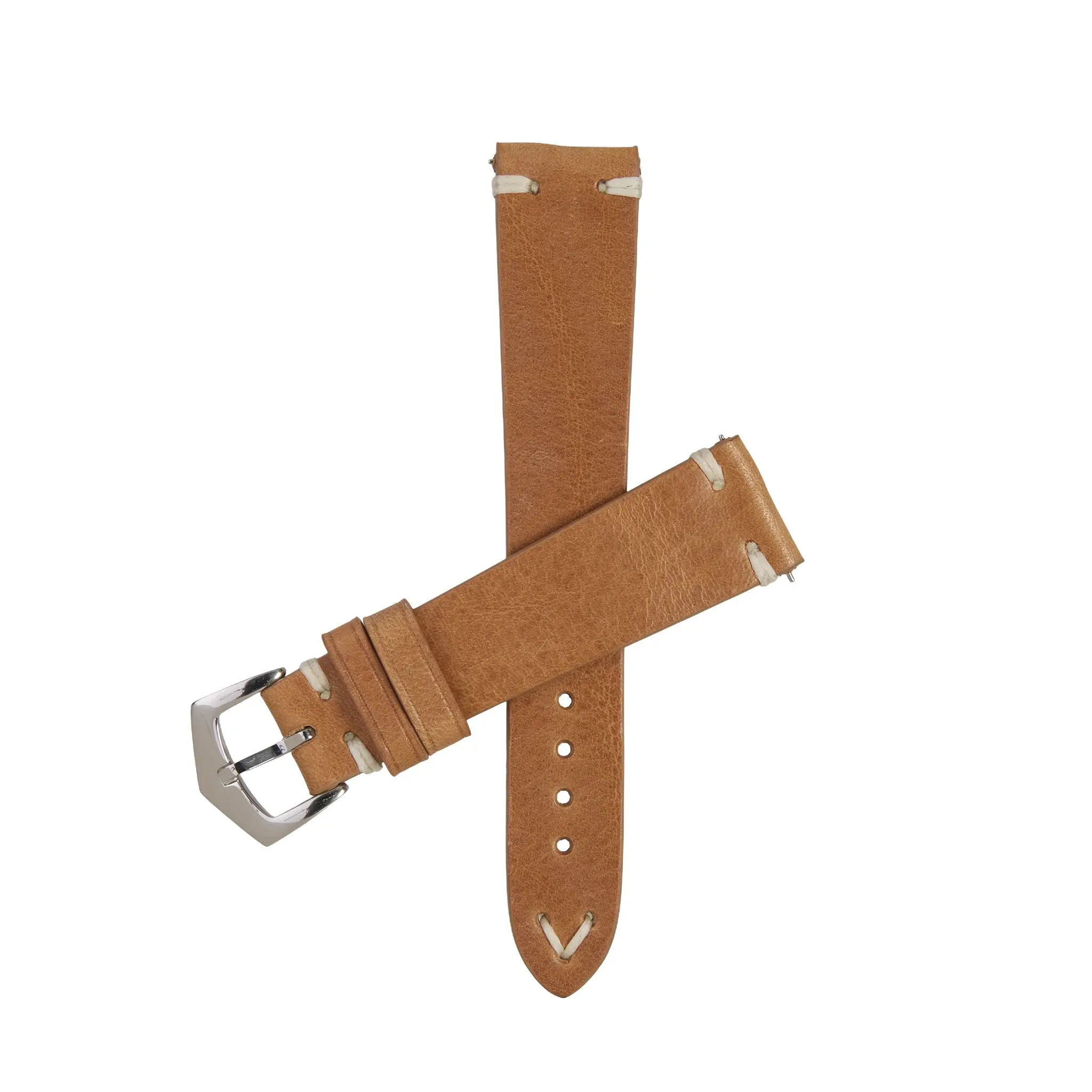 Vintage Premium Tuscan Tan Natural Leather Watch Strap
